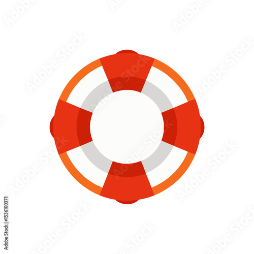 life preserver on white background  .svg