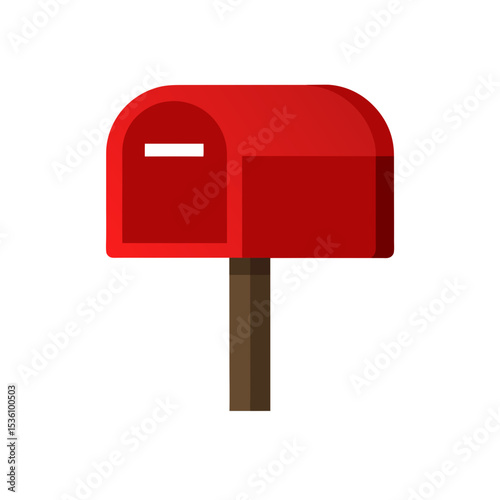 mailbox on white background  .svg