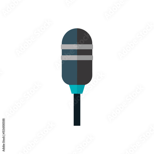 microphone on white background  .svg