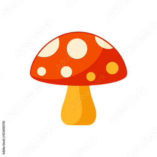 mushroom on white background  .svg