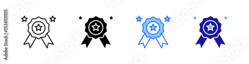 Quality Multiple Style Icon Set Vector 