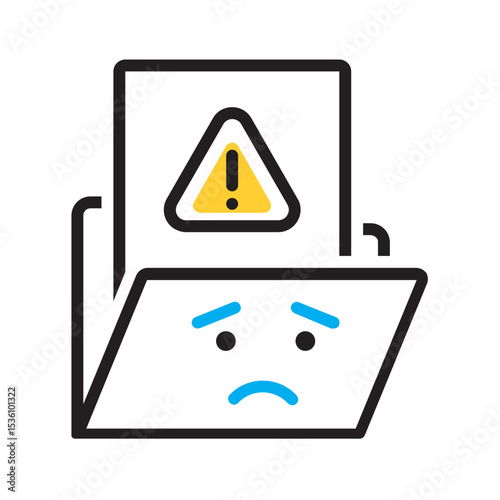 Vector multi color icon for Empty state
