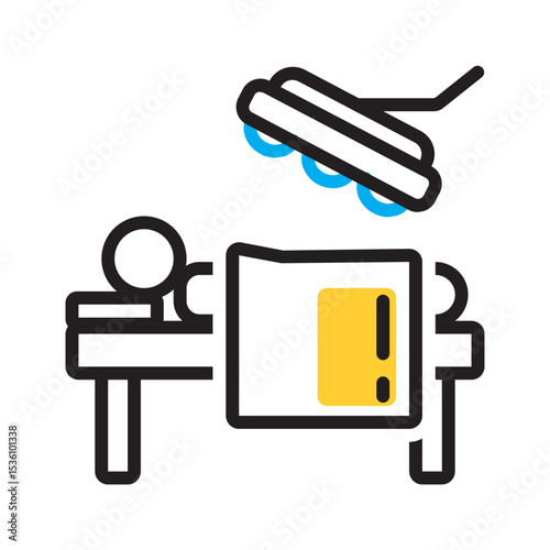 Vector multi color icon for Operation