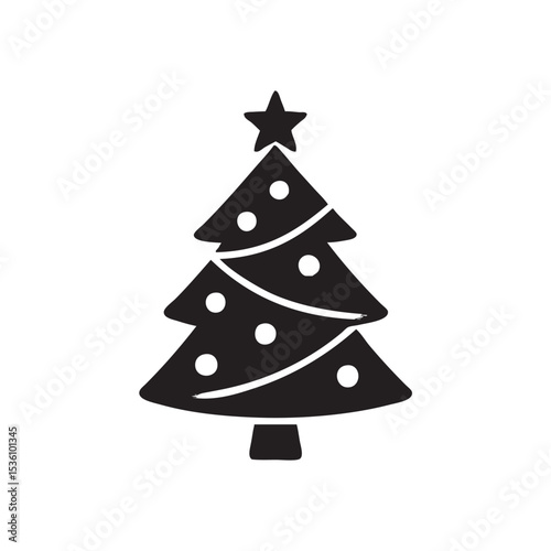 abstract christmas tree