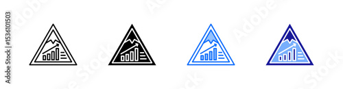 Struggle Multiple Style Icon Set Vector 