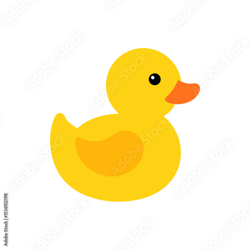 rubber duck on white background  