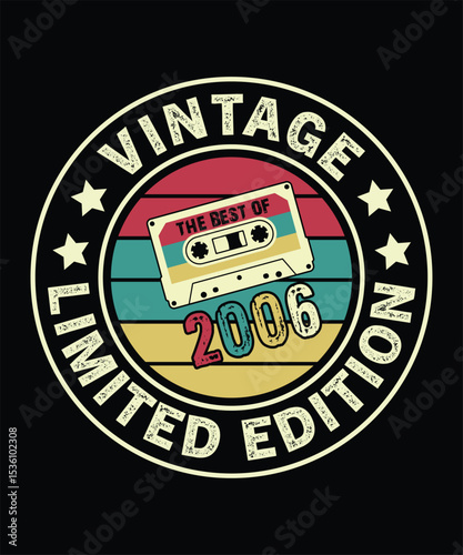 Vintage Limited Edition 2006 Cassette Tape Birthday Gift