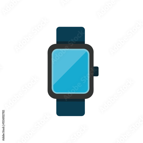 smartwatch on white background  