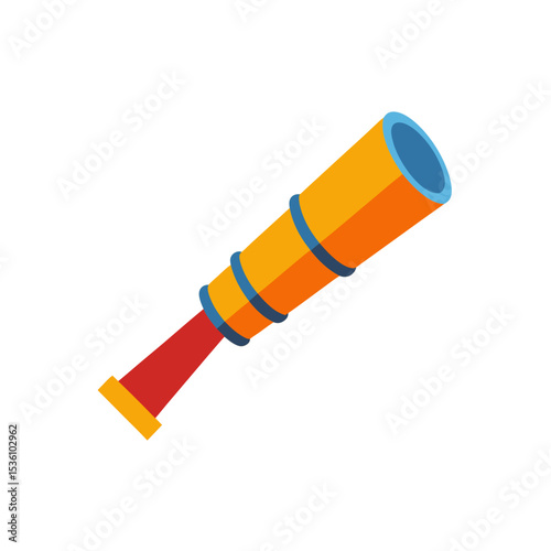 spyglass on white background  .svg