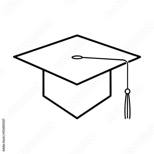 Graduation cap design a stylish and modern vector illustration for banners and advertisements
