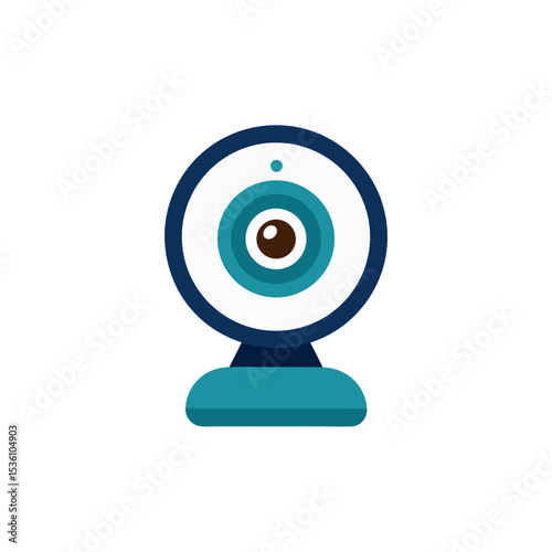 webcam on white background  