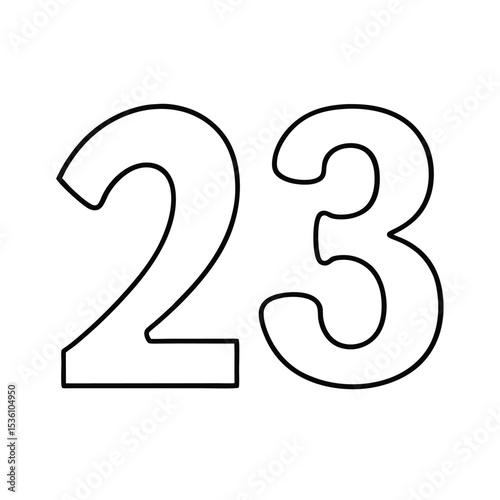 Stylish number design 123 in various colors and fonts high resolution vector graphic for print and web