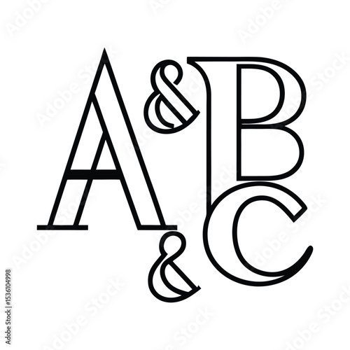 High resolution alphabet letters design a vibrant collection of abcs in various colors and styles using helvetica and courier fonts