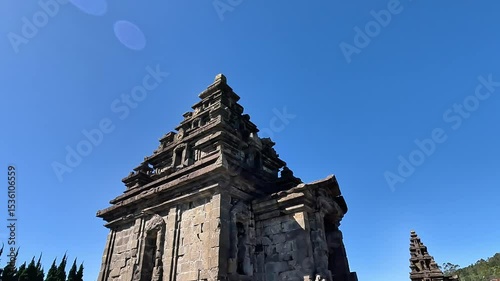 Arjuna Temple complex in Dieng. (In this complex there are Semar, Srikandi, Puntadewa and Sembadra temples).