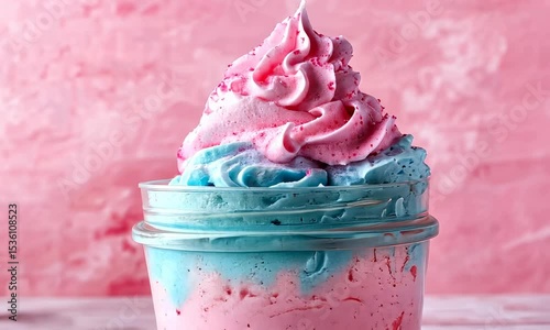 cupcake with pink frosting