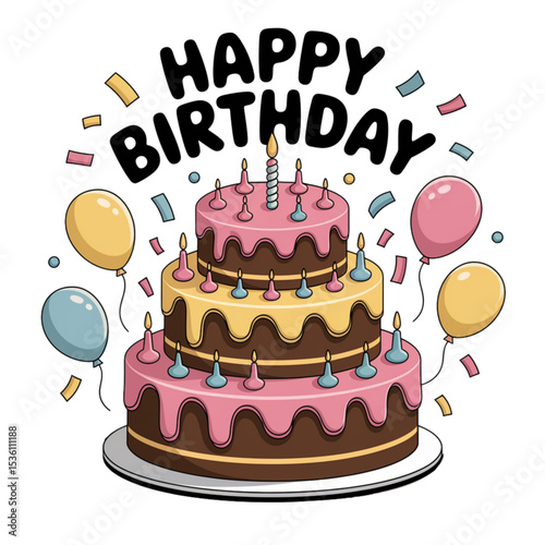 happy birthday cake