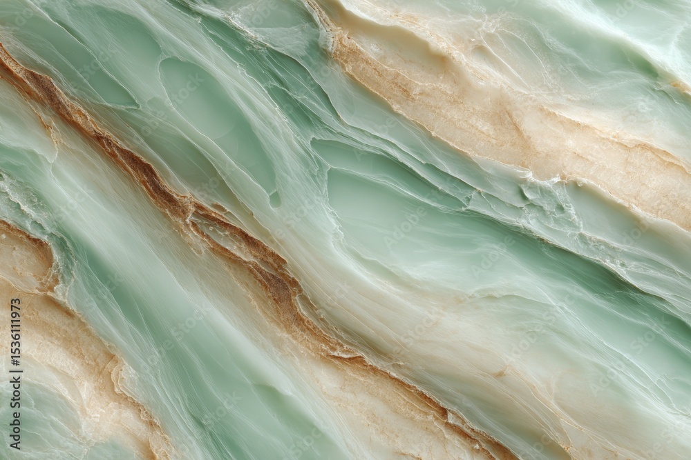 custom made wallpaper toronto digitalSoft Jade and Beige Marble Texture with Diagonal Patterns