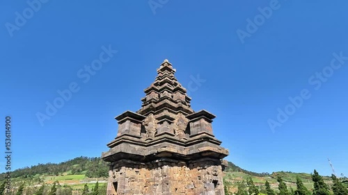 Arjuna Temple complex in Dieng. (In this complex there are Semar, Srikandi, Puntadewa and Sembadra temples).