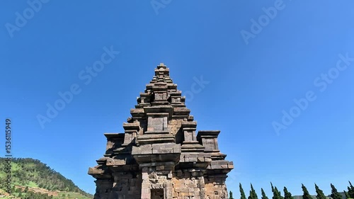 Arjuna Temple complex in Dieng. (In this complex there are Semar, Srikandi, Puntadewa and Sembadra temples).