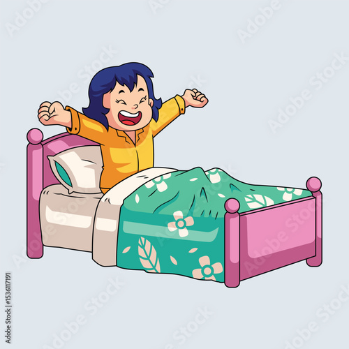  A Kid’s Daily Routine Wake Up