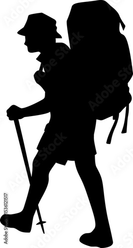 Hiker Silhouette