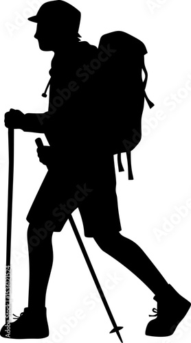 Hiker Silhouette
