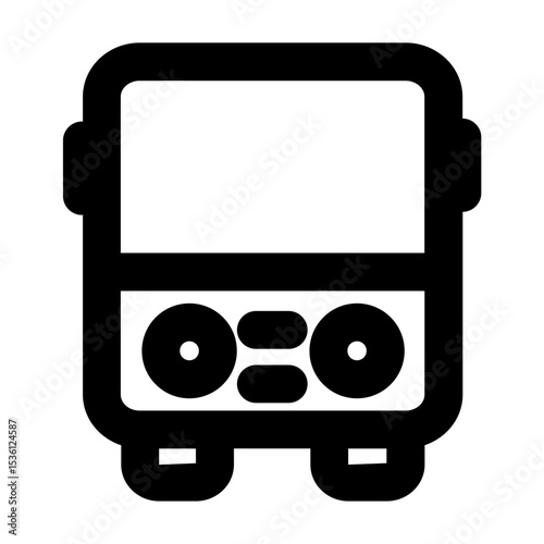 Line vector icon transport representing travel and vacation themes. Perfect for tourism websites, booking apps. Clean SVG format, fully scalable and editable for web or print.