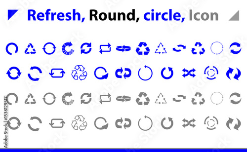 Refresh, Round, circle, Icon