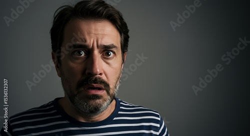 A Shocked Man's Portrait