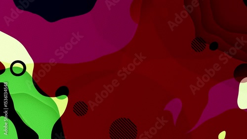 Abstract Sparkle Spheres Pattern Motion Graphic, 3D Glittering Orbs Geometric Background 4K Loop