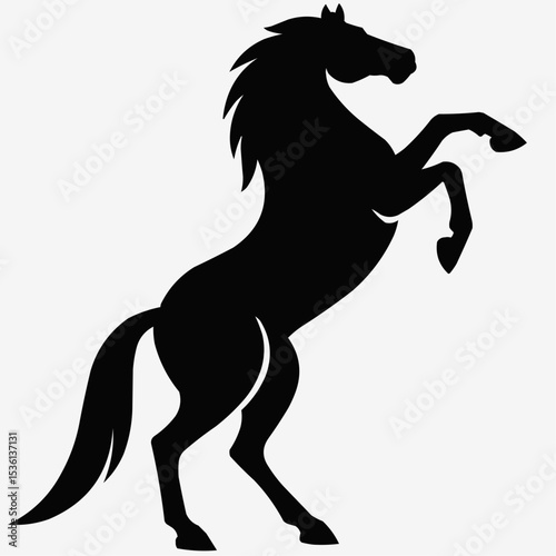 Arabian horse silhouette 