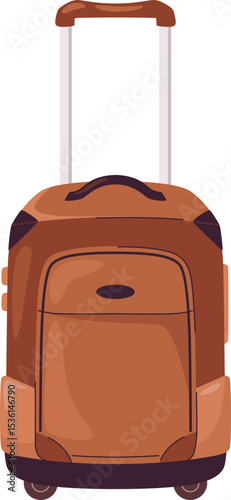 Rolling Luggage Illustration

