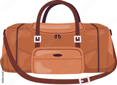 Duffle Bag Illustration

