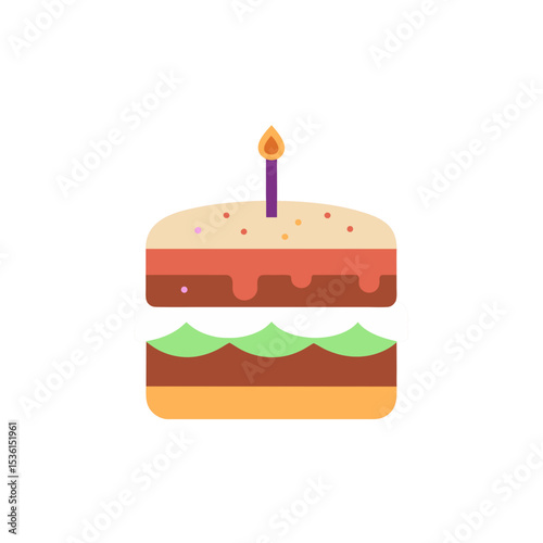 cartoon ice cream sandwich birthday cake 