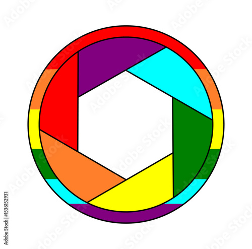 Cartoon Simple Logo Circle LGBT Pride Moth Day Simple Design Icon Digital Source 