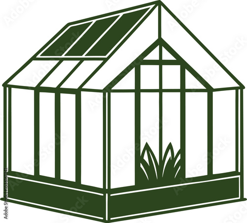 house with green plants