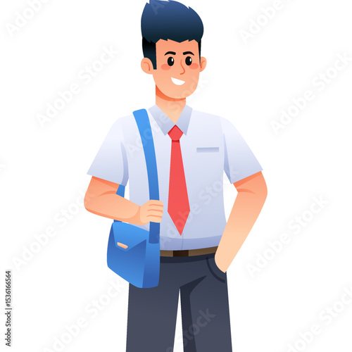 Back to School Cartoon Character