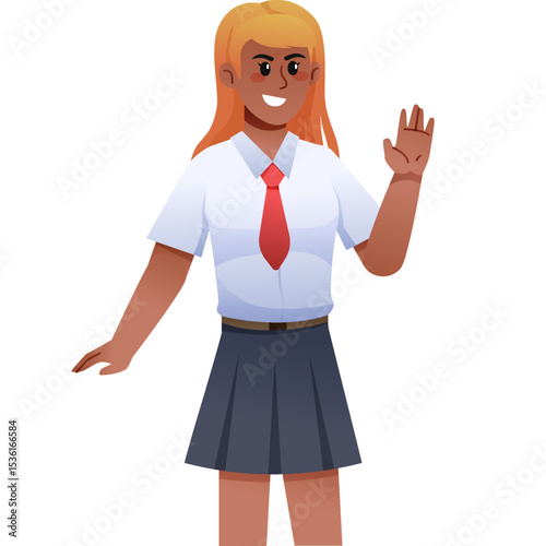Back to School Cartoon Character