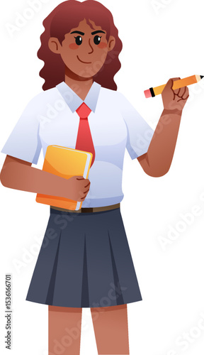 Back to School Cartoon Character