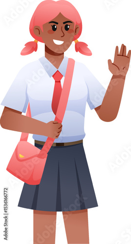 Back to School Cartoon Character