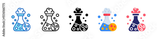 Flask Multiple Style Icon Set Collection.