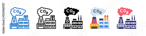 Carbon Multiple Style Icon Set Collection.
