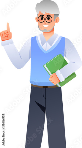 Back to School Cartoon Character