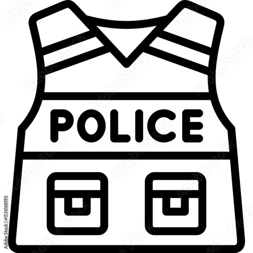 police vest icon