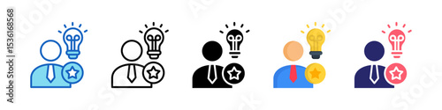 Expert Multiple Style Icon Set Collection.