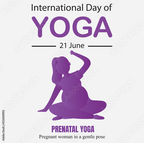 Celebrating International Day of Yoga with Prenatal Yoga for maternal health and relaxation.