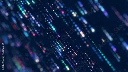 Wallpaper Mural Flow of Digital Information – Global Connection and Big Data Visualization Concept Torontodigital.ca