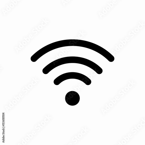 wifi wireless internet icon vector sign