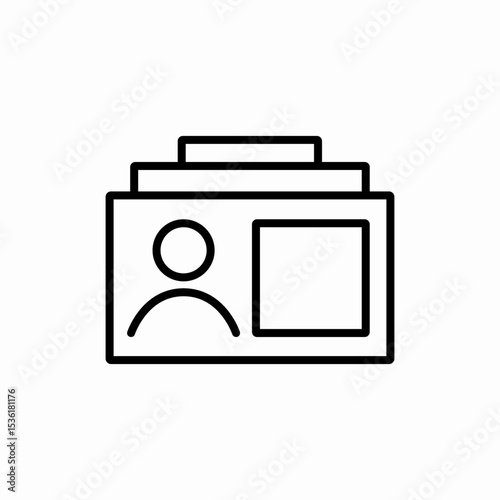 gallery images collection icon vector sign