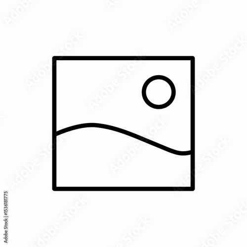 image picture gallery icon vector sign